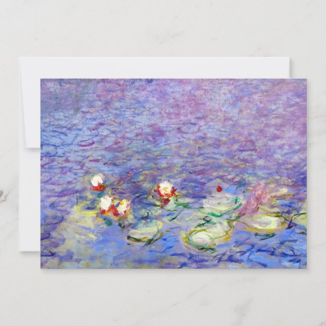 Convites Claude Monet - Nenúfares (Frente)