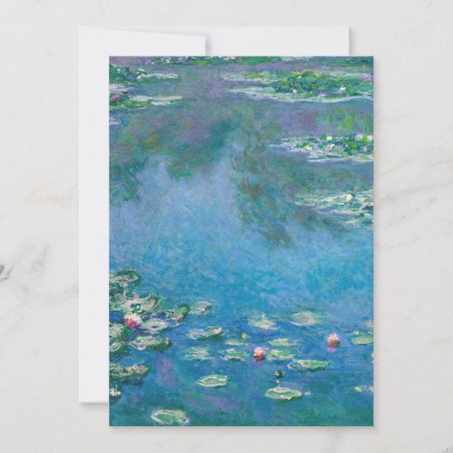 Convites Claude Monet - Nenúfares 1906 (Frente)