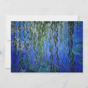 Convites Claude Monet - Nenúfares com salgueiro chorão