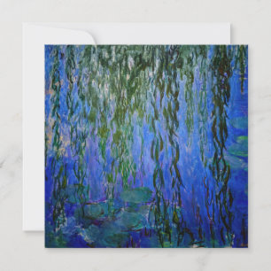 Convites Claude Monet - Nenúfares com salgueiro chorão