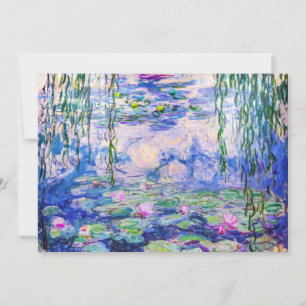 Convites Claude Monet - Nenúfares / Ninféias 1919