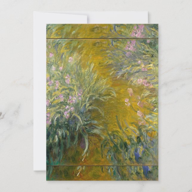 Convites Claude Monet - O Caminho através dos irlandeses (Frente)