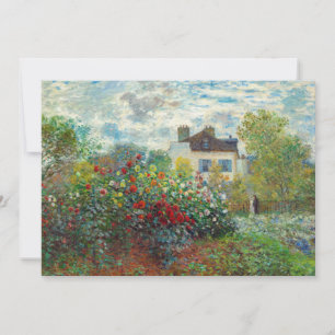 Convites Claude Monet - O Jardim do Artista em Argenteuil