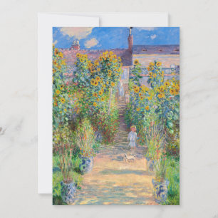 Convites Claude Monet - O Jardim do Artista em Vetheuil