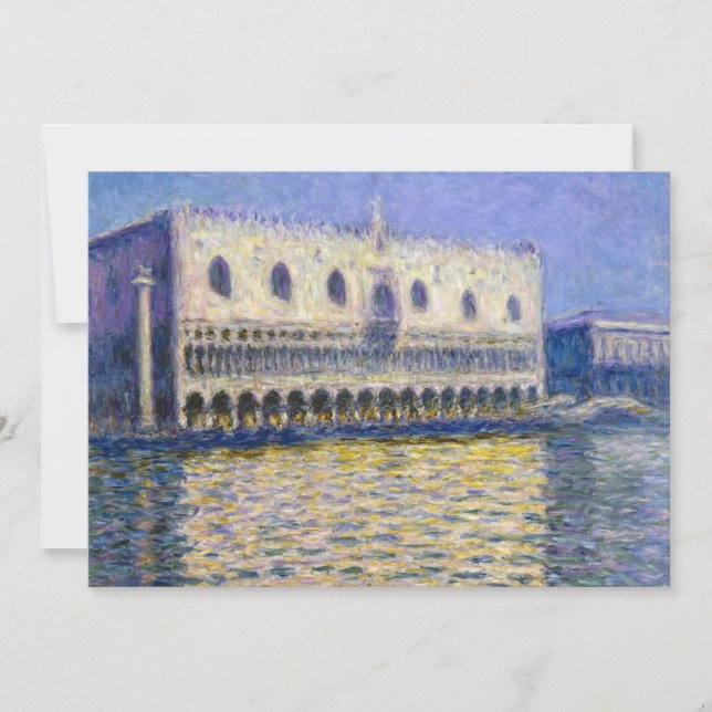 Convites Claude Monet - Palácio Ducal (Frente)