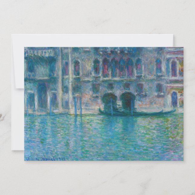 Convites Claude Monet - Palazzo da Mula (Frente)