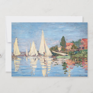 Convites Claude Monet - Regatas em Argenteuil