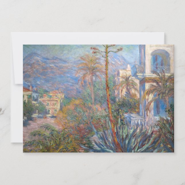 Convites Claude Monet - Villas em Bordighera (Frente)