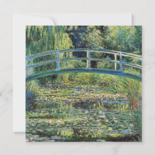 Convites Claude Monet - Water Lily Pond & Japanesese Bridge