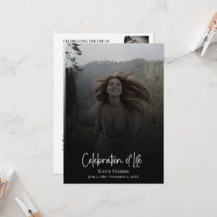 Convites Clay Celebration of Life Funeral Program