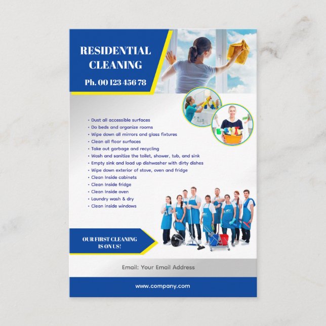 Convites Clean Professional Editable Template  (Frente)