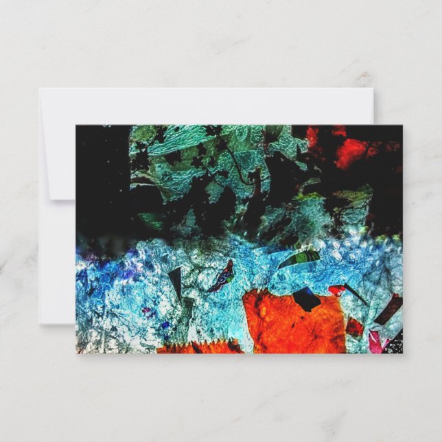 Convites Clear abstract invitation.Ordinary recycle texture (Frente)