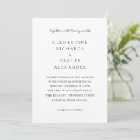 Clementine Elegant Modern Wedding