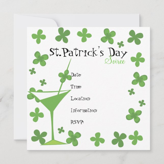 Convites Clover-Tini (Frente)