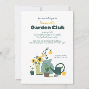 Convites Clube de Jardim