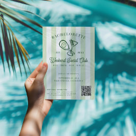 Convites Clube do Campo de Picleball | Fim de Semana de Bac