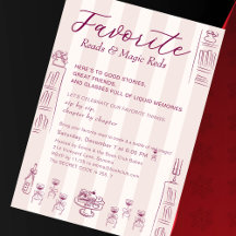 Clube do Livro de Natal Tema Vinho Coisas Favorita