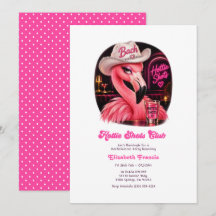 Clube Hottie Shots Flamingo Rosa Festa de Solteira