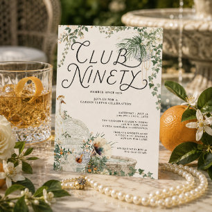 Convites Clube Noventa Aniversário de 90 anos do Palm Court