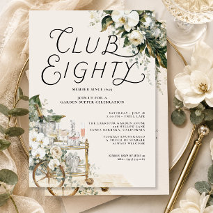 Convites Clube Oitenta Aniversário de 80 anos do Grand Hote