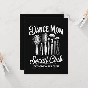 Convites Clube Social de Mãe de Dança Mamãe