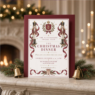 Convites Clube Social de Nozes Personalizado Natal