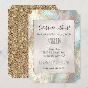 Convites Cobra Água Pérola