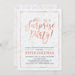 Convites Cobre e mármore   Partido da Reforma Empresarial M