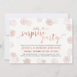 Convites Cobre | Surpresa Moderna 50º Aniversário de Casame