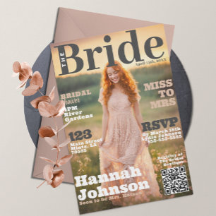 Convites Cobrir da Chá de panela Magazine