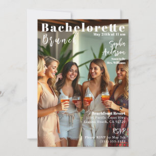 Convites Cobrir da Revista Bachelorette Brunch