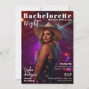 Convites Cobrir da Revista Country da Bachelorette