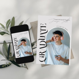 Convites Cobrir da Revista Na moda moderna | Graduação de f