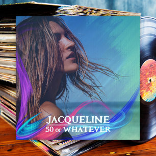 Convites Cobrir de Álbum de Música Colorida 90s de 50º Aniv