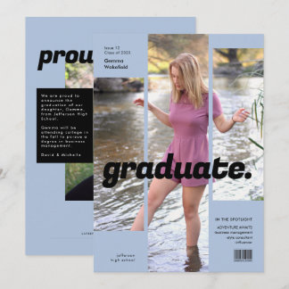 Convites Cobrir de Revista Simples e Moderno