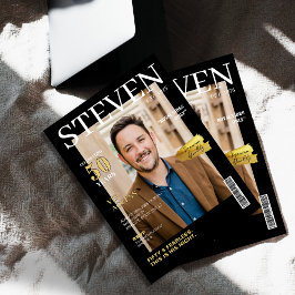 Convites Cobrir exclusivo da revista fotográfica personaliz