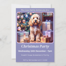 Convites Cockapoo Natal