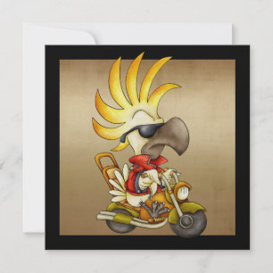 Convites Cockatoo Biker - SRF