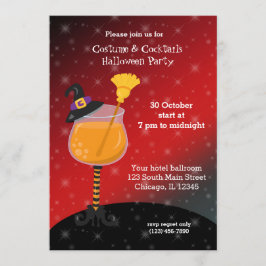 Convites Cocktail de Halloween