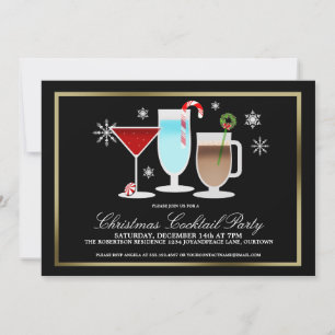 Convites Cocktail do Natal