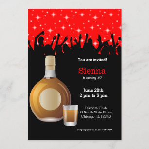 Convites Cocktail * escolha a cor do fundo