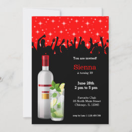 Convites Cocktail * escolha a cor do fundo