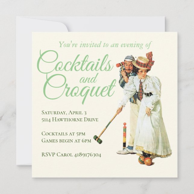 Convites Cocktail Invitation (Frente)