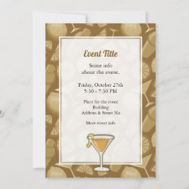 Convites cocktail Sidecar