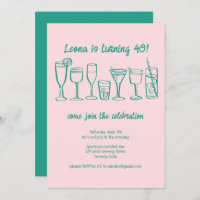 Cocktail Whimsical Bebe Festa de aniversário Perso