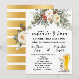 Convites Cocktails & Cervejas Antes de Eu Fazer o Banho de