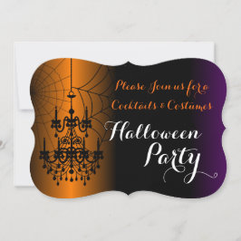 Convites Cocktails e Festas de Chandelier Halloween