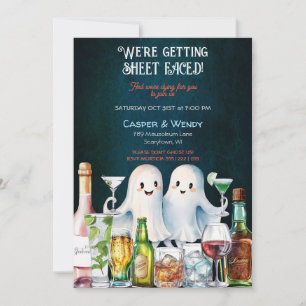 Convites Cocktails Fantasmas de Halloween