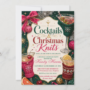 Convites Cocktails & Malhas de Natal Festa de Natal