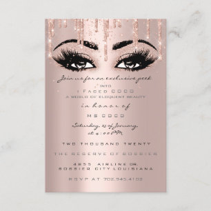 Convites Coco Event Drives Rosa Eyelash Formal Confetti